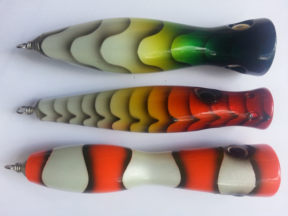 Topwater lures (worked on the surface)