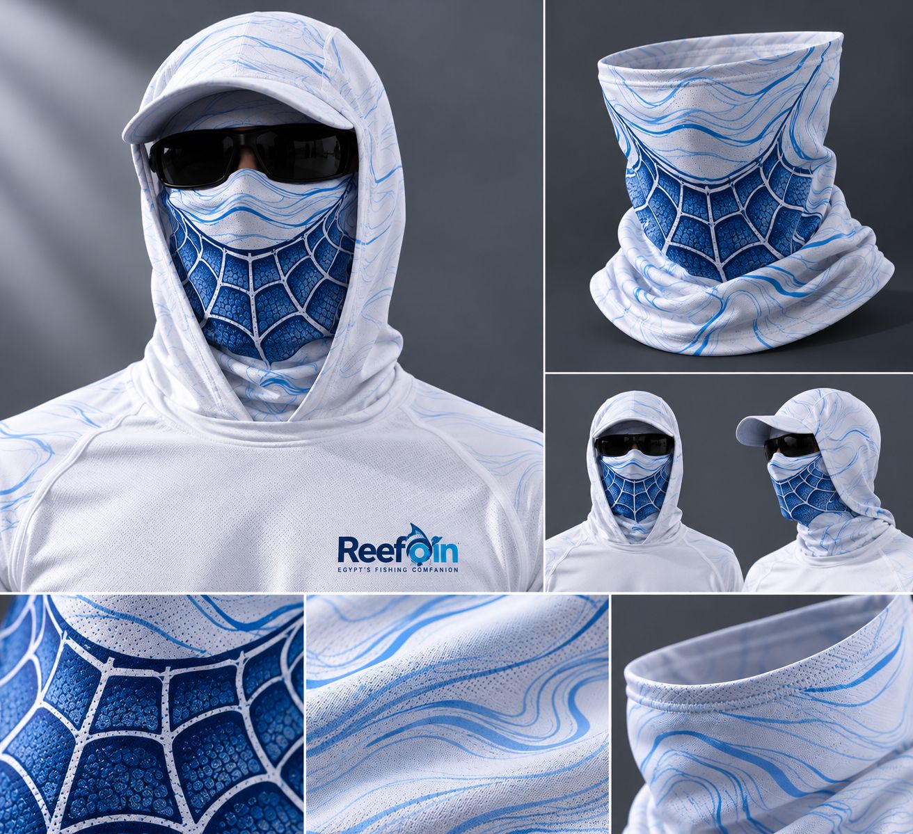 Fishing top: scale pattern, design reference