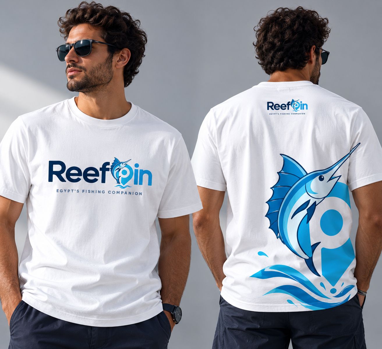 ReefPin logo T-shirt, design reference